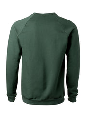 Pull-FRENCHY-coton ouate bio-Vert-Unisexe-ghost homme dos-FC07