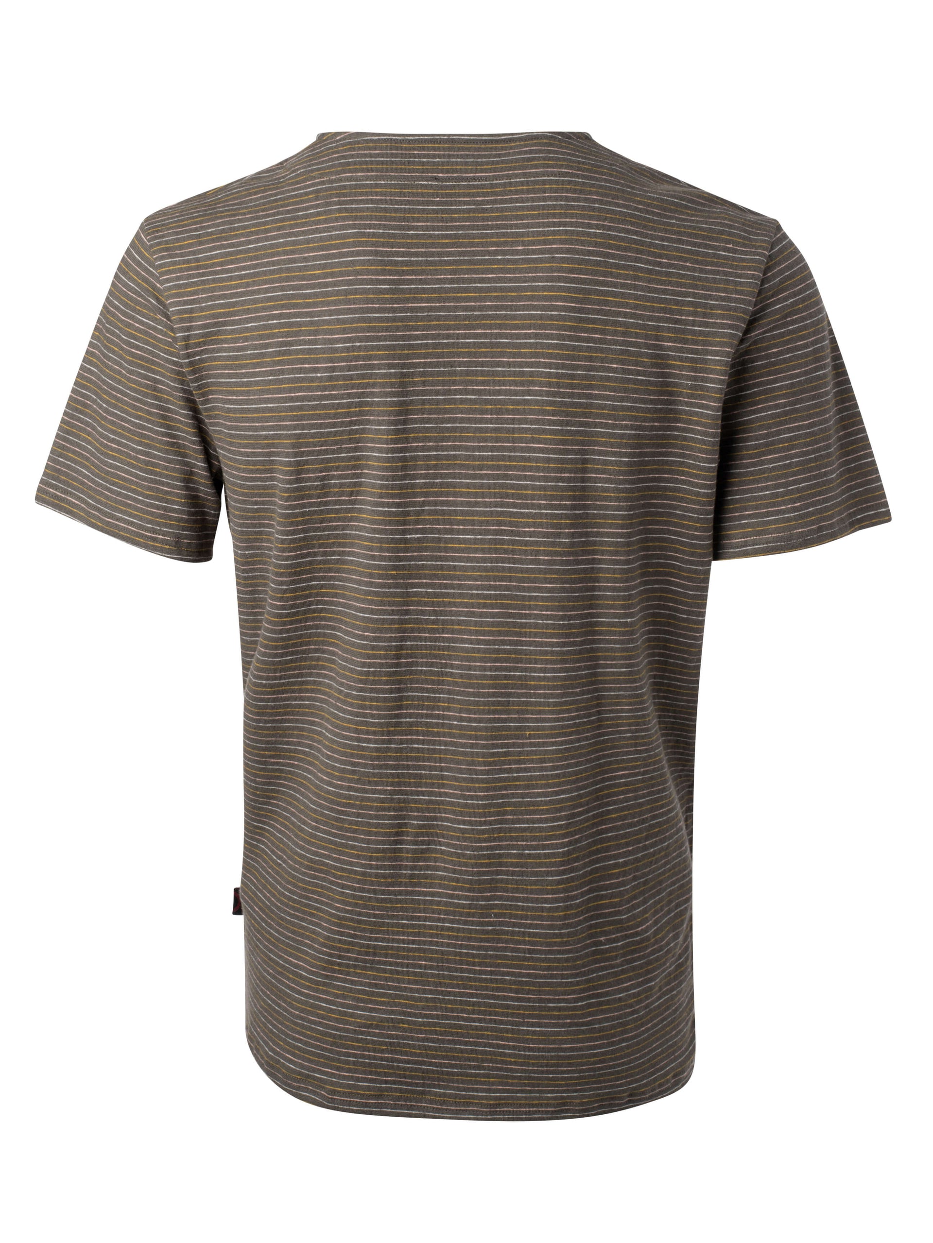 T-shirt-SURF-chanvre coton bio-Kaki-unisexe-ghost dos- F2251
