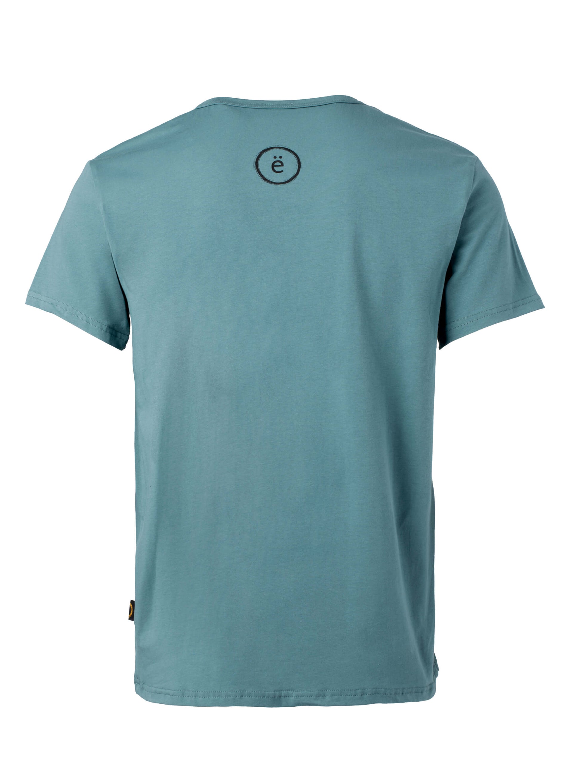 T-shirt-UNISEXE chapitaine-Coton bio-bleu-ghost dos-FC10