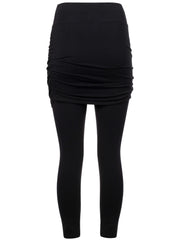 Legging jupe court-MACY-tencel coton bio-noir-femme-ghost dos-E262C