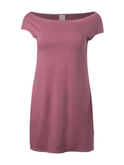 Robe tunique-RIVIERE-tencel coton bio-rose-femme-ghost-FC22T2